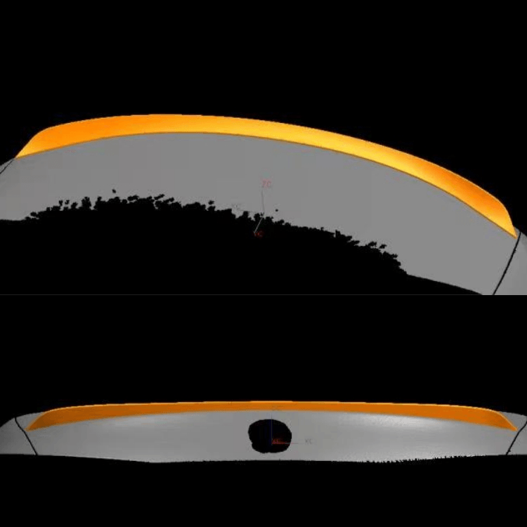 W214 E63s Style Rear Spoiler