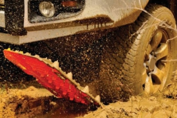 Traction Board in Mud