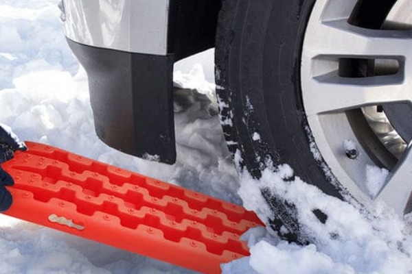 Traction Board in Snow