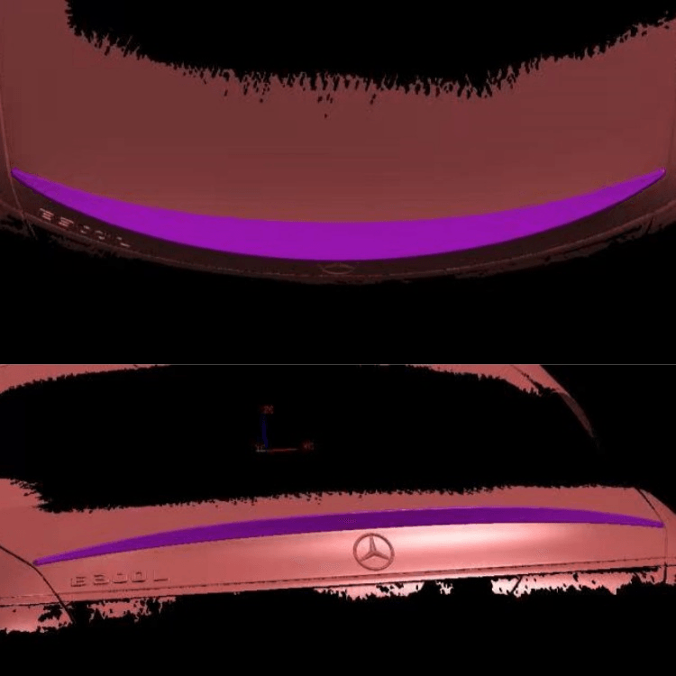 W214 AMG Style Rear Spoiler