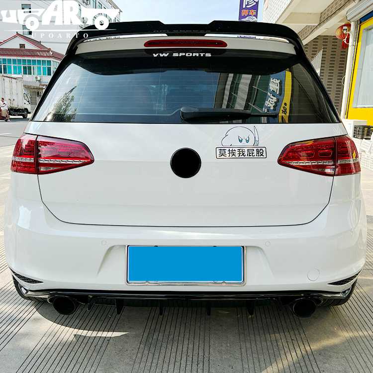 golf mk7 rear diffuser