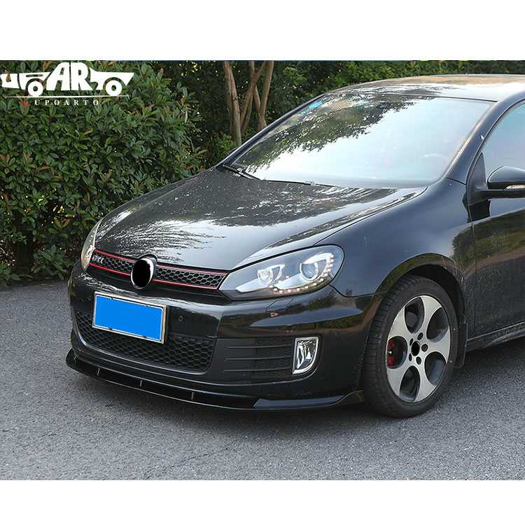 front lip spoiler for vw golf mk6