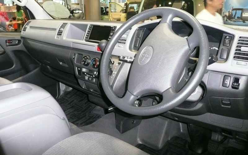 Toyota Hiace interior