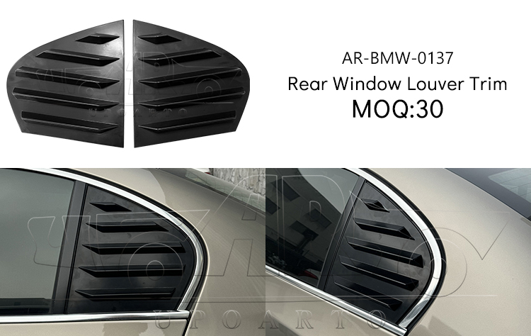 bmw e60 window louver shutters