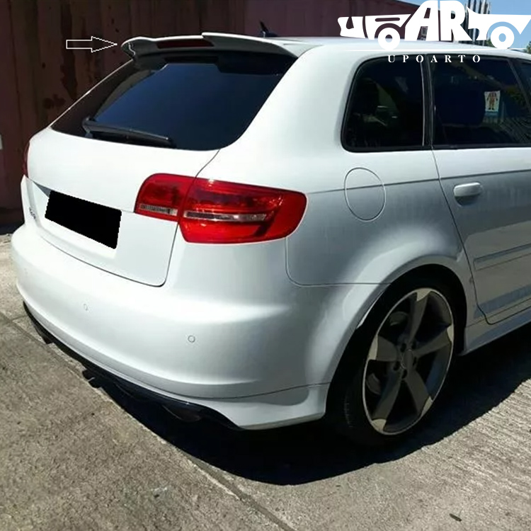 audi a3 rs3 rear roof wing spoiler