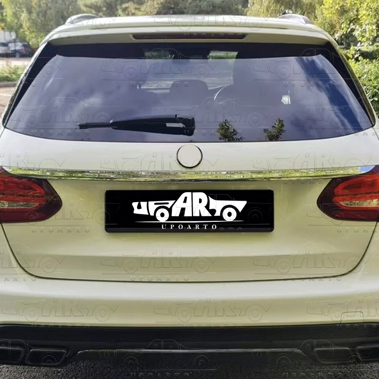 w204 rear boot spoiler
