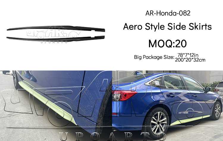 Honda 11th Gen Civic side skirt
