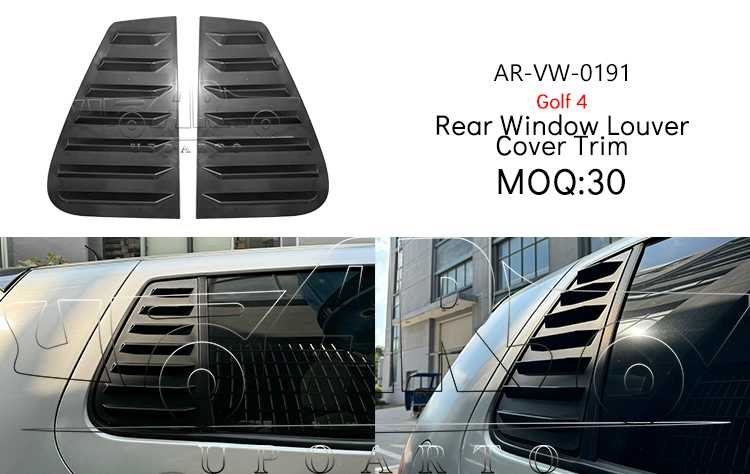 golf 4 side louver trim