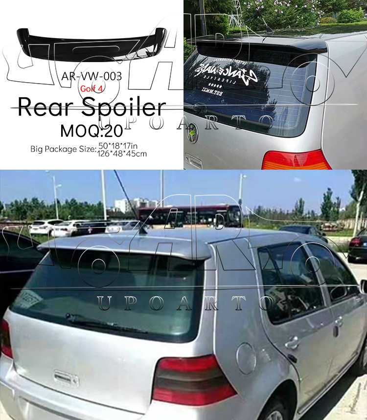 golf 4 back spoiler