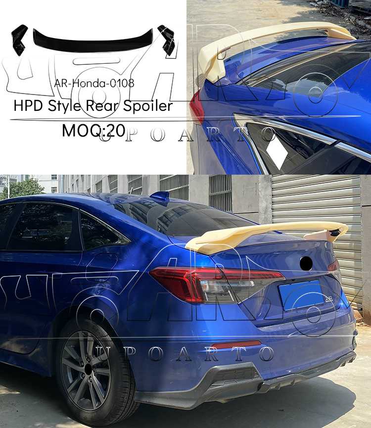 Honda 11th Gen Civic hpd spoiler