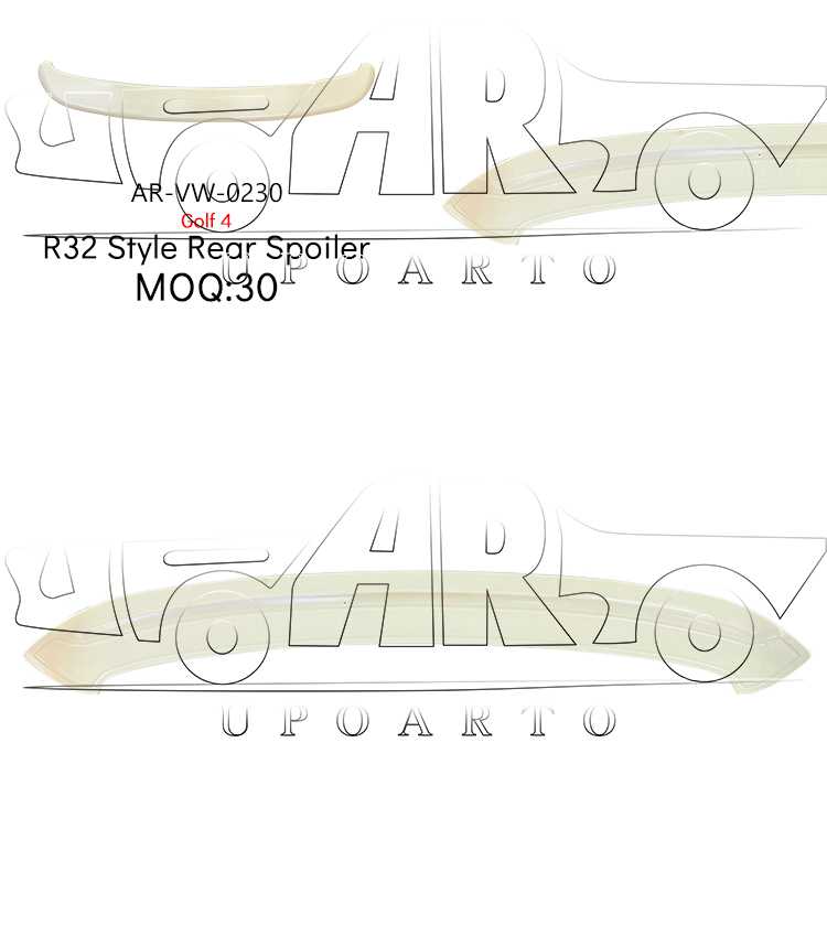 golf 4 r32 spoiler