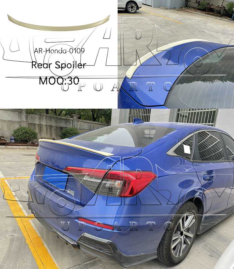 Honda 11th Gen Civic roof spoiler
