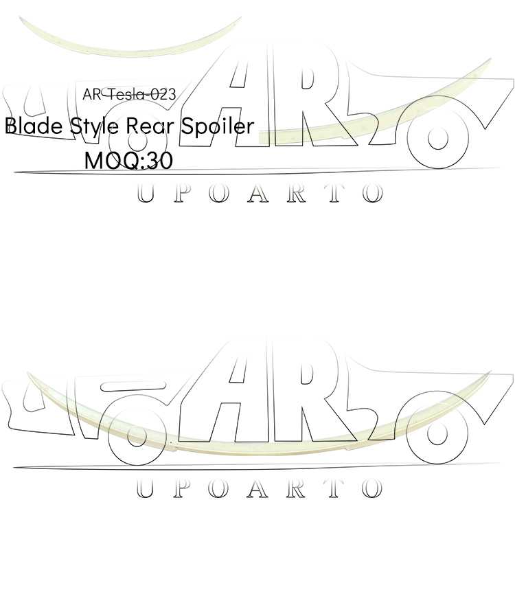 2025 model y m4 spoiler