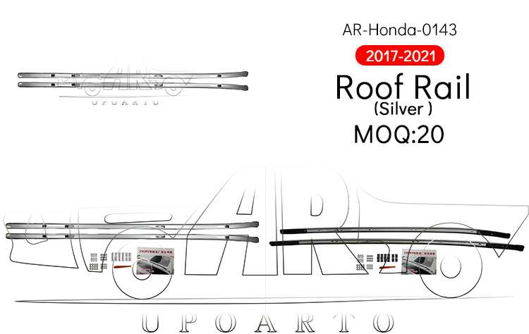 honda crv roof rail