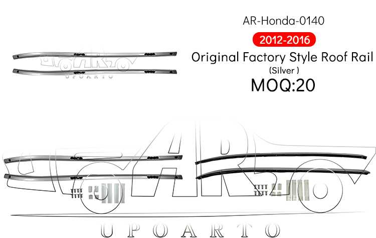 honda crv roof rail