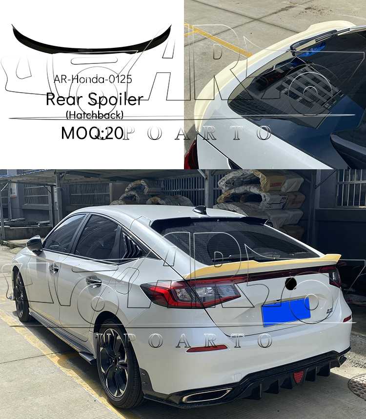 Honda 11th Gen Civic spoiler