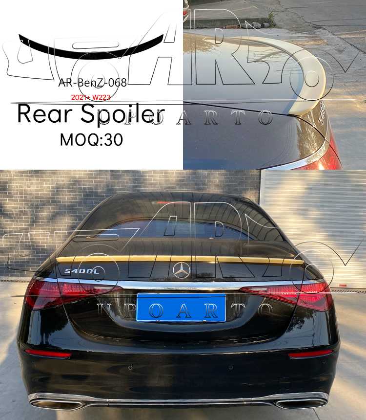 w223 trunk spoiler