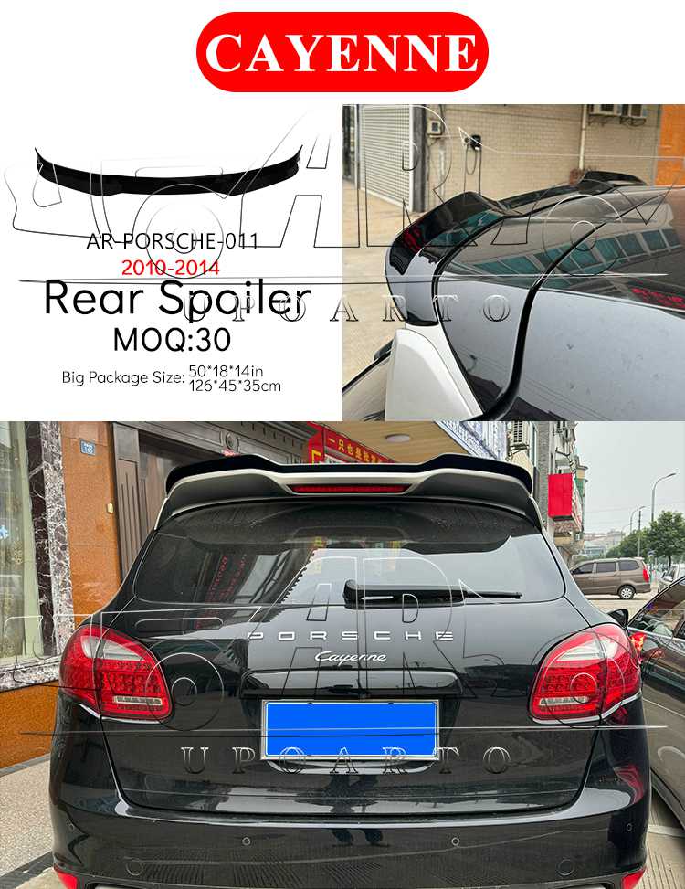 cayenne roof spoiler