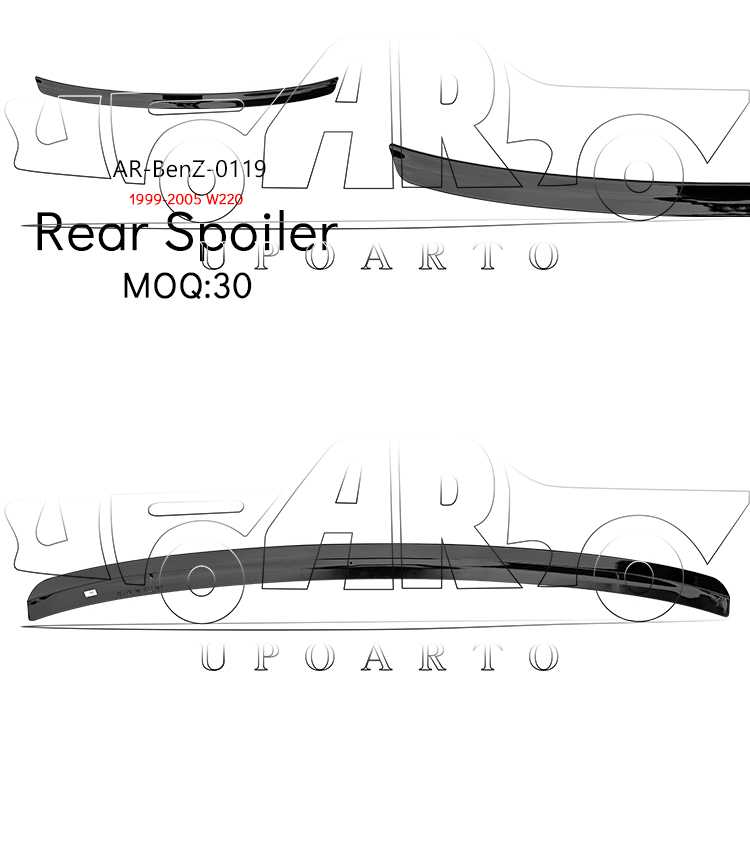 w220 spoiler