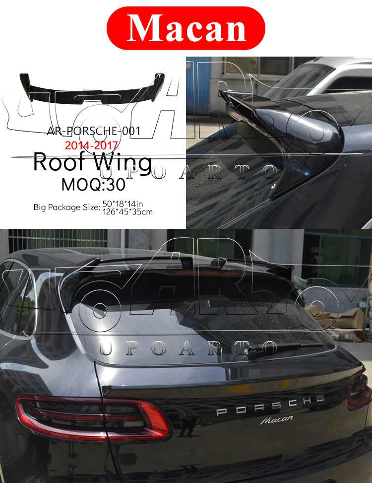 macan roof spoiler