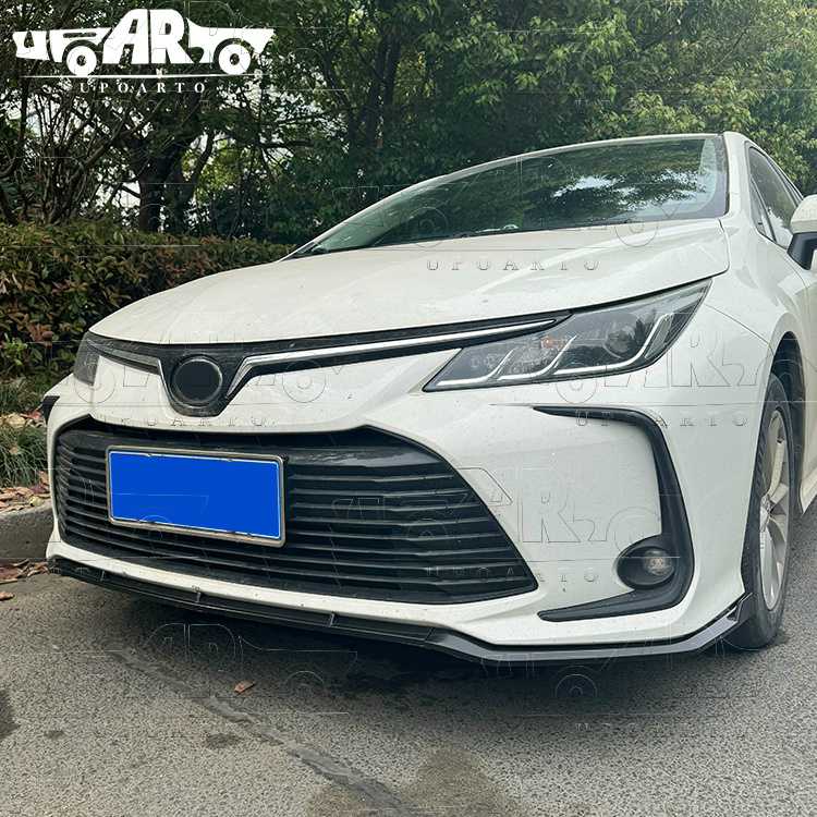 toyota corolla 2021 front bumper lip