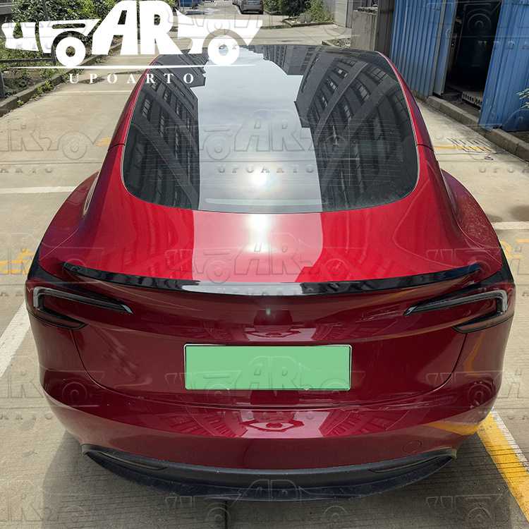 tesla model 3 rear spoiler carbon tesla model 3 rear spoiler carbon