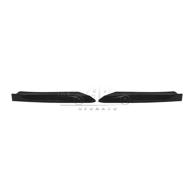 w214 rear lip side wrap angle