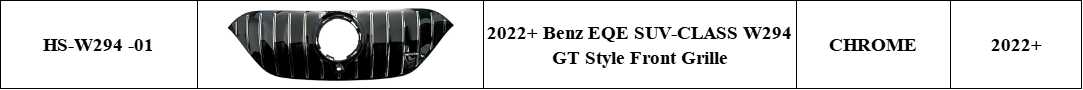 W294 Front Bumper Grill Trim GT R