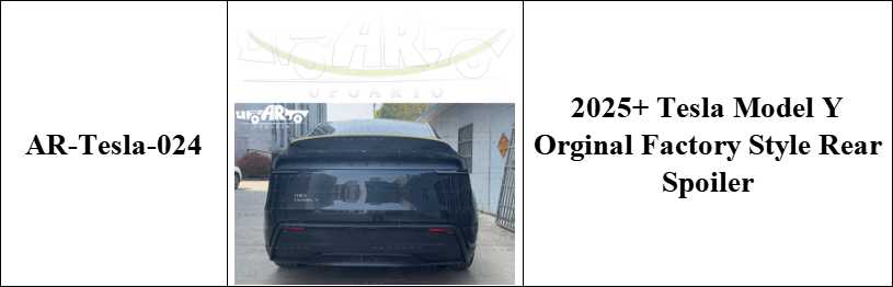 2025+ Tesla Model Y Original Factory Style Rear Spoiler