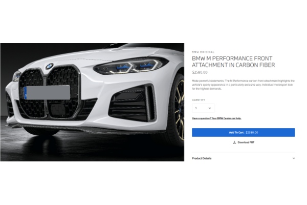 bmw oem front lip bmw oem front lip