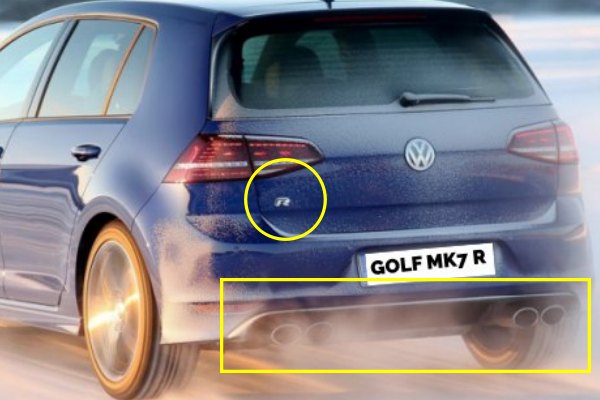 Golf 7 R diffuser
