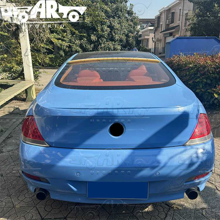 e63 roof spoiler bmw