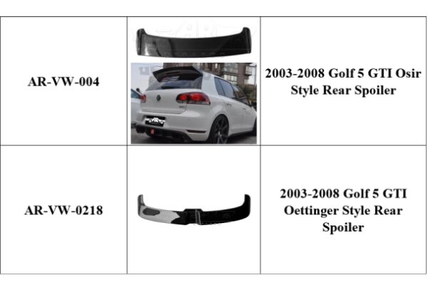 golf 5 gti roof spoiler golf 5 gti roof spoiler