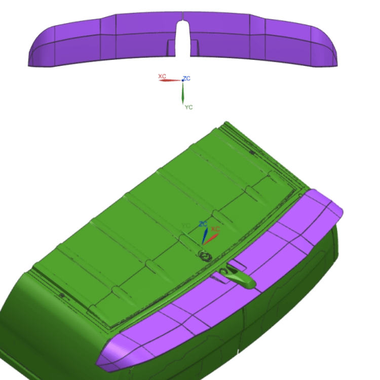 Sprinter roof spoiler