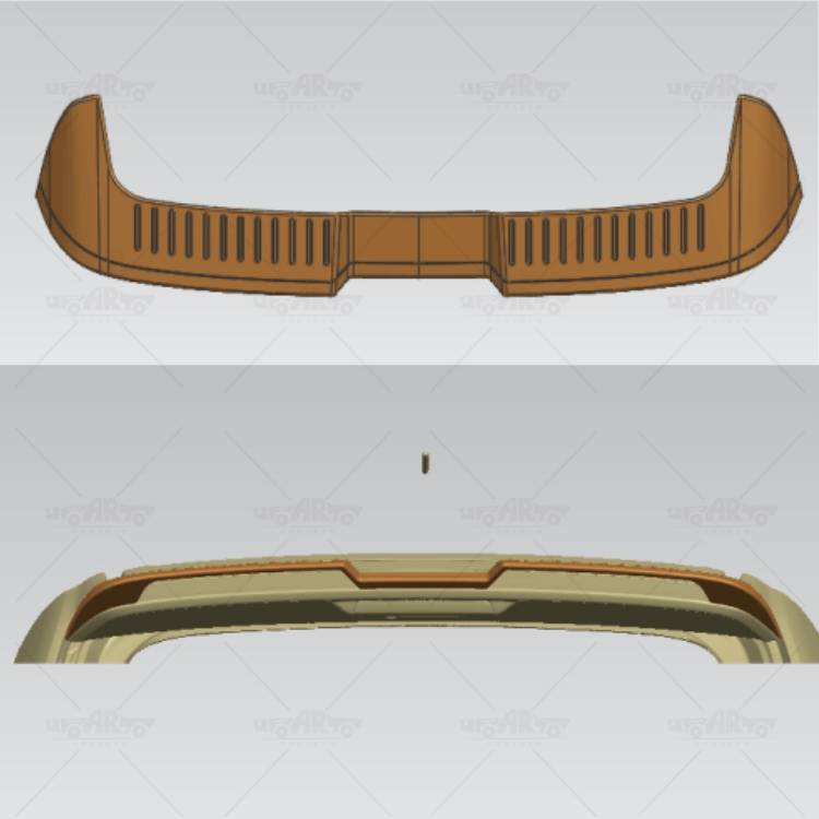 Suzuki Baleno HS Style Rear Roof Window Spoiler