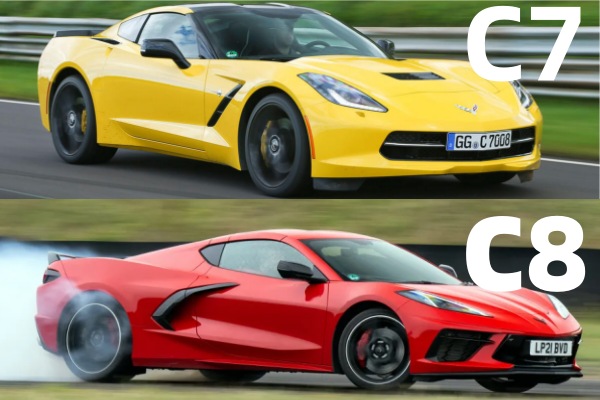 Corvette C7 vs Corvette C8 Corvette C7 vs Corvette C8