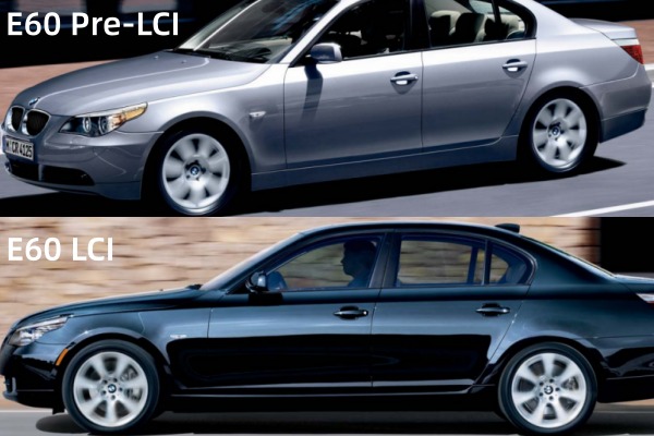 e60 lci vs pre lci e60 lci vs pre lci
