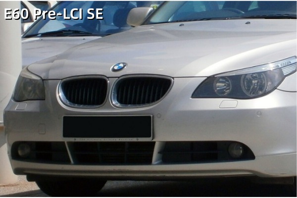 E60 Pre-LCI front bumper E60 Pre-LCI front bumper