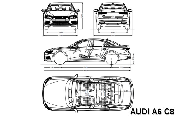 Audi A6 C8 Sedan Audi A6 C8 Sedan