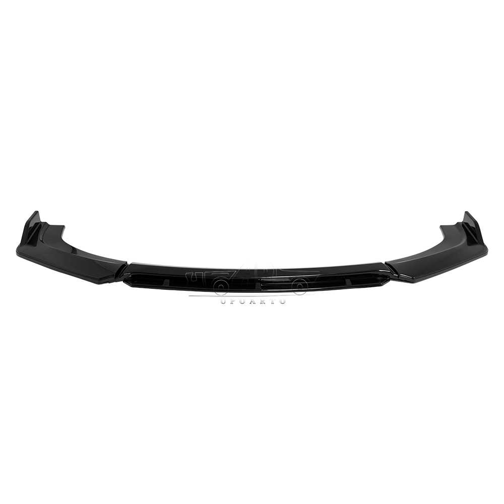 Universal Car 4 Sections E Style Front Splitter