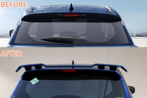 Spoiler Sportier Appearance Spoiler Sportier Appearance