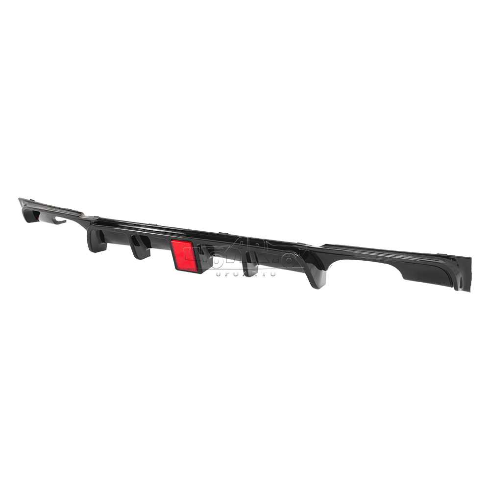 rear lip f30 dual exhaust