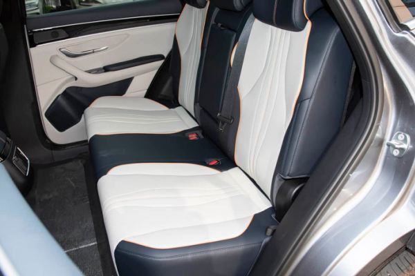 Spacious rear seating with generous legroom