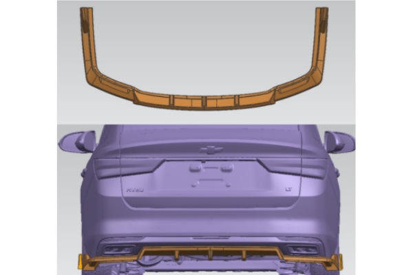 Rear diffusers for Chevrolet Aveo 310C Rear diffusers for Chevrolet Aveo 310C