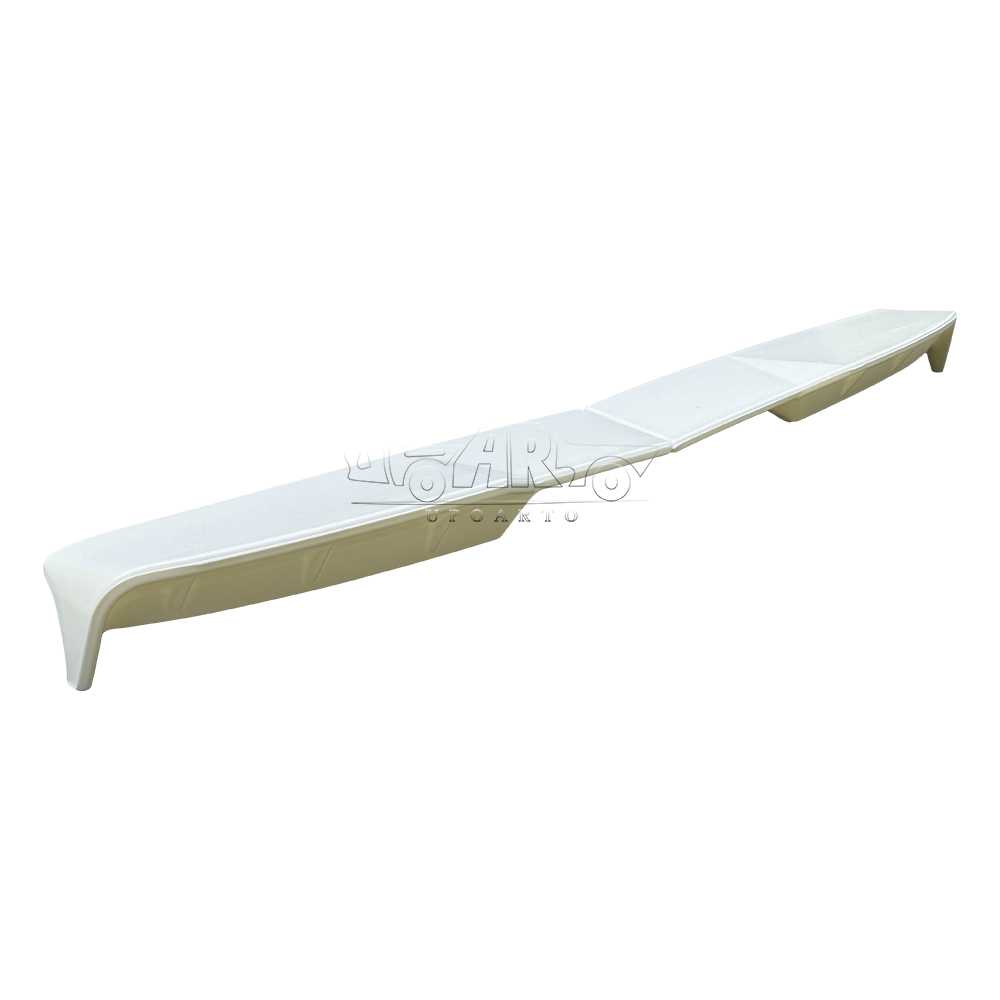 transit custom painted spoiler