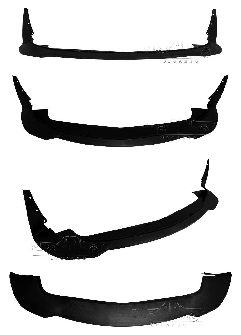 Challenger SXT 3 Sections Front Bumper Lip