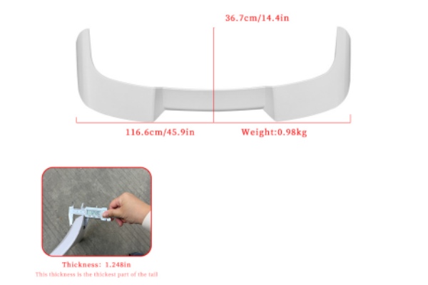 chery q spoiler detail chery q spoiler detail